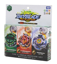 Load image into Gallery viewer, Takara Tomy Beyblade Burst Turbo B-121 Cho-Z Triple Booster Set (Japan Version)