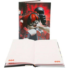 Load image into Gallery viewer, LEGO Batman Movie Harley Quinn Batgirl Hardbound Journal (Retired)