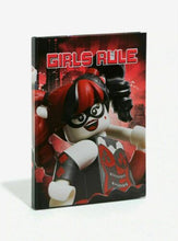 Load image into Gallery viewer, LEGO Batman Movie Harley Quinn Batgirl Hardbound Journal (Retired)