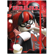 Load image into Gallery viewer, LEGO Batman Movie Harley Quinn Batgirl Hardbound Journal (Retired)