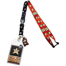 Load image into Gallery viewer, NINTENDO SUPER MARIO BREAKAWAY LANYARD W/ CHARM AND COLLECTIBLE STICKER