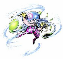 Load image into Gallery viewer, Digimon Ghost Game Jellymon Monster Mini Figure in Cage VAULTED