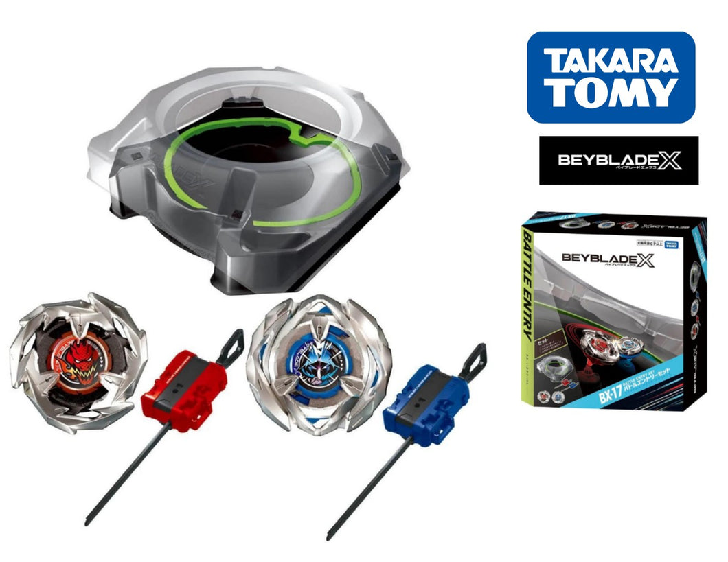 Takara Tomy Beyblade X BX-17 Beyblade Battle Entry Set