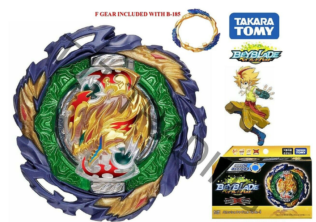 Takara Tomy Beyblade Burst DB B-185 Vanish Fafnir Tapered Kick-3 with F Gear (Japan Import)