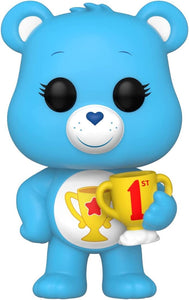 Funko POP! Care Bears 40th Anniversary – Champ Bear Vinyl Figure (3.75-Inch, Multicolored) – Bundled with Compatible Box Protector Case