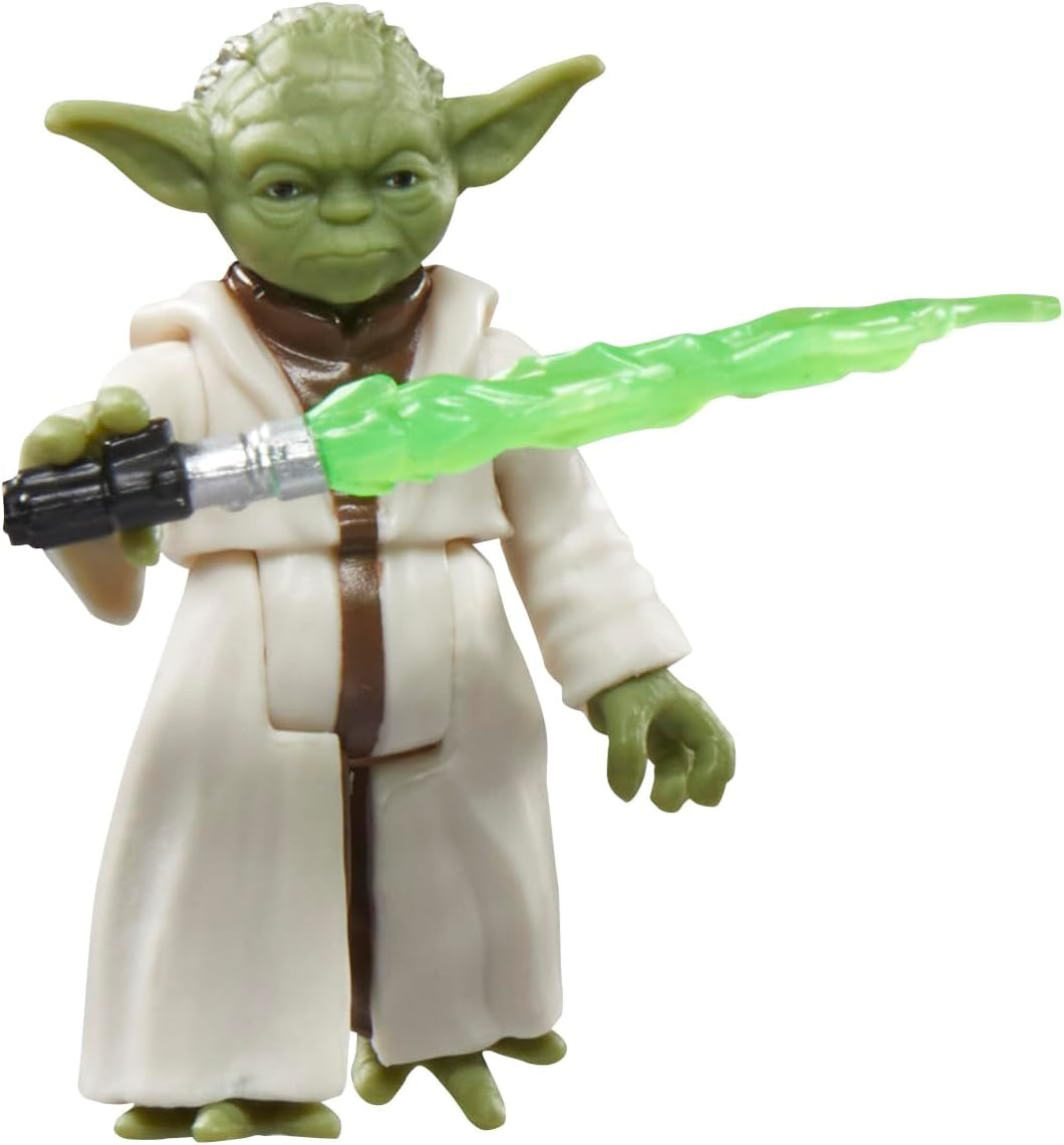 STAR WARS Epic World of Action Master Yoda, 4-Inch Scale Action Figure, Ship & 2 Accessories