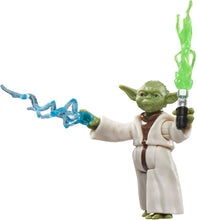 Load image into Gallery viewer, STAR WARS Epic World of Action Master Yoda, 4-Inch Scale Action Figure, Ship &amp; 2 Accessories
