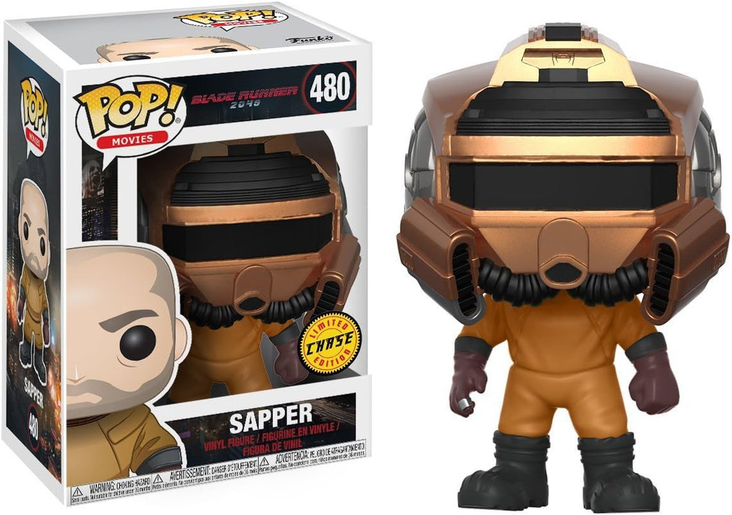Funko Sapper (Chase Edition): Blade Runner 2049 x POP! Movies Vinyl Figure, packaged in a Pop protector