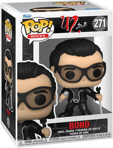 POP Rocks: U2, ZooTV - Bono Funko Vinyl Figure (Bundled with Compatible Box Protector Case), Multicolored, 3.75 inches