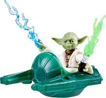 Load image into Gallery viewer, STAR WARS Epic World of Action Master Yoda, 4-Inch Scale Action Figure, Ship &amp; 2 Accessories
