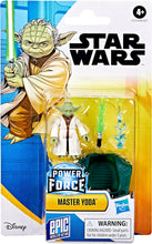 Load image into Gallery viewer, STAR WARS Epic World of Action Master Yoda, 4-Inch Scale Action Figure, Ship &amp; 2 Accessories
