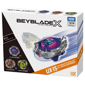 Takara Tomy Beyblade X UX-15 SharkScale 3 Booster Deck Set