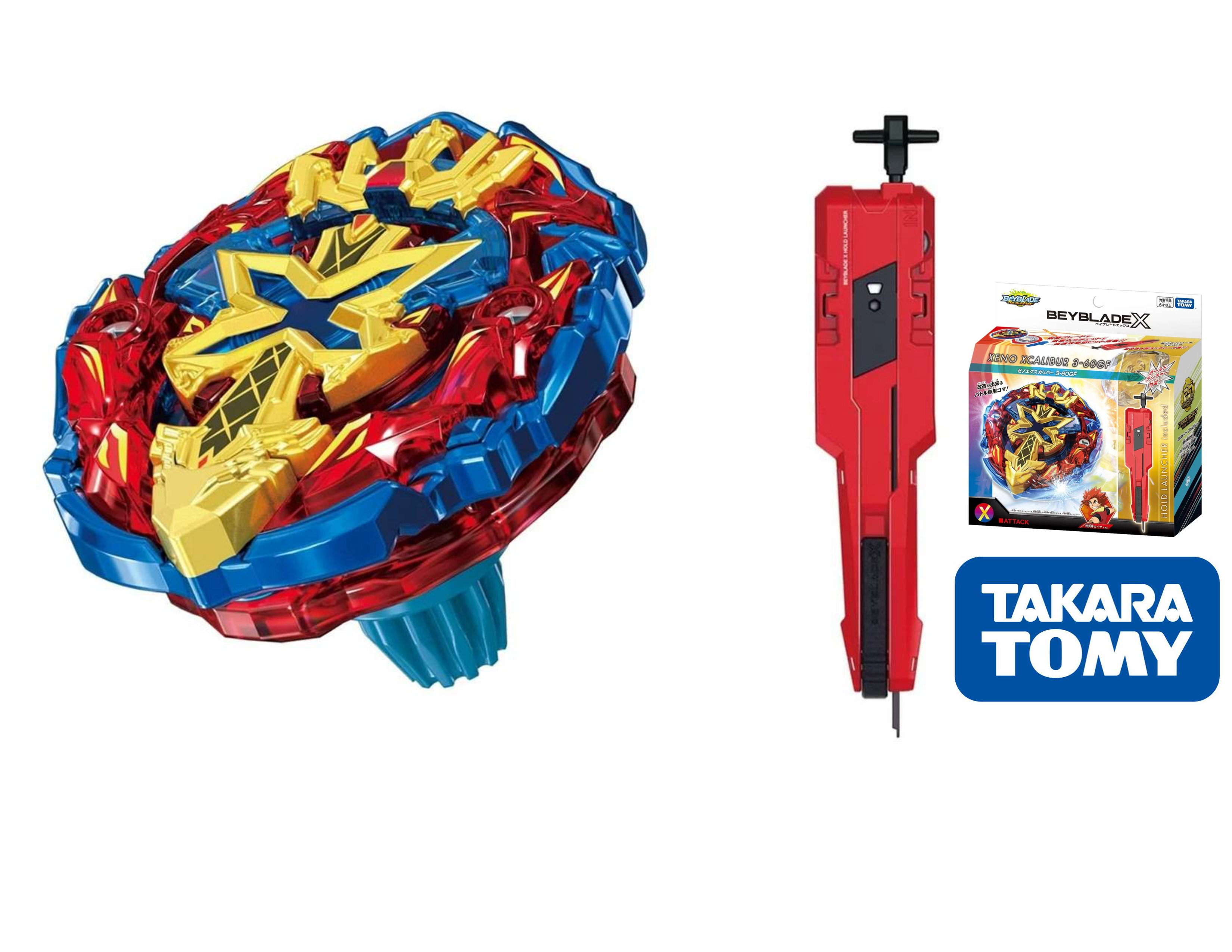 BX-00ゼノエクスカリバー3-60GF 15個BEYBLADE X Amazon.com: Beyblade X BX-00 Starter Xeno Excalibur 3-60GF