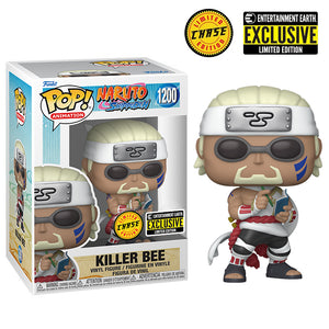 Funko Pop! Animation: Chase Naruto Shippuden - Killer Bee EE Exclusive Vinyl Figure Packaged in Pop Protector #1200