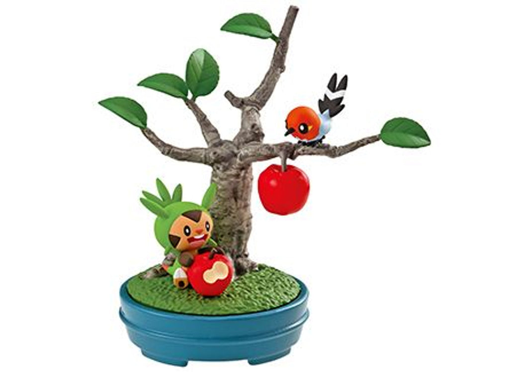 Re-Ment Pokemon Bonsai  2 Little Stories of Four Seasons Miniatures #3 Chespin and Fletchling