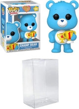 Load image into Gallery viewer, Funko POP! Care Bears 40th Anniversary – Champ Bear Vinyl Figure (3.75-Inch, Multicolored) – Bundled with Compatible Box Protector Case
