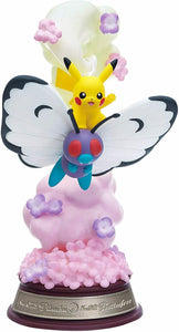 Re-Ment Pokemon Swing Vignette Decorative Miniature Figurines (Pikachu & Butterfree)
