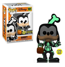 Load image into Gallery viewer, Funko Pop! Disney - Goofy (Skeleton) Glow in The Dark Figure (Entertainment Earth Exclusive) Packaged in Pop Protector
