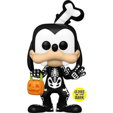 Load image into Gallery viewer, Funko Pop! Disney - Goofy (Skeleton) Glow in The Dark Figure (Entertainment Earth Exclusive) Packaged in Pop Protector
