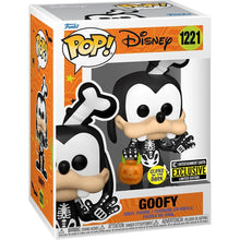 Load image into Gallery viewer, Funko Pop! Disney - Goofy (Skeleton) Glow in The Dark Figure (Entertainment Earth Exclusive) Packaged in Pop Protector
