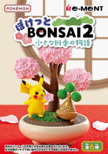 Re-Ment Pokemon Bonsai  2 Little Stories of Four Seasons Miniatures #3 Chespin and Fletchling