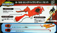 Load image into Gallery viewer, Takara Tomy Beyblade Burst B-123 Right Long Bey Launcher Set Cho-Z Layer System (Japan Version)
