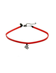 SUICIDE SQUAD HARLEY QUINN DIAMOND CHARM CHOKER (WITH TRACKING)