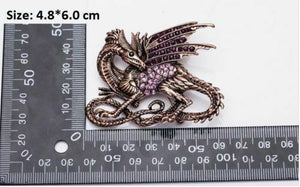 GAME OF THRONES TARGARYEN DROGON DRAGON BROOCH PIN IN GIFT BOX