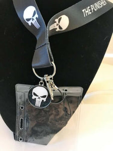 Marvel PUNISHER UNIQUE LANYARD WITH SKULL MEDALLION