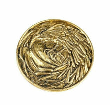 Load image into Gallery viewer, GAME OF THRONES GOLD CROW NIGHT&#39;S WATCH SHIELD BADGE PIN IN GIFT BOX

