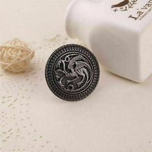 Load image into Gallery viewer, GAME OF THRONES TARGARYEN DRAGON SHIELD  HOUSE CREST BADGE GIFT BOX
