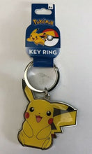 Load image into Gallery viewer, Tomy Pokémon Pikachu Metal Keychain/BACKPACK CLIP WITH TRACKING
