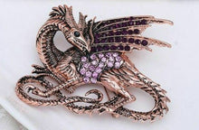 Load image into Gallery viewer, GAME OF THRONES TARGARYEN DROGON DRAGON BROOCH PIN IN GIFT BOX
