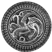 Load image into Gallery viewer, GAME OF THRONES TARGARYEN DRAGON SHIELD  HOUSE CREST BADGE GIFT BOX
