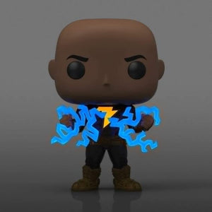 Funko Pop! - Black Adam - Black Adam No Cape with Lighting Chest Chase Packaged in EcoTek 0.50 mm Pop Protector