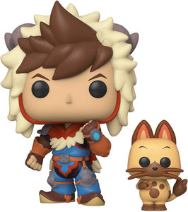 Funko POP & Buddy: Monster Hunter- Lute with Navirou Packaged in Pop Protector