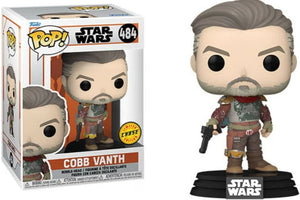 Funko Pop! The Mandalorian - The Marshal Cobb Vanth Bobble-Head Figure Chase with EcoTek 0.50mm Pop Protector