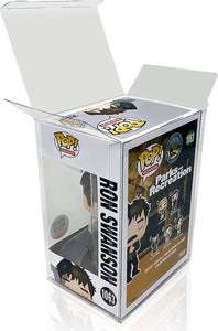 Funko Pop! - Black Adam - Black Adam No Cape with Lighting Chest Chase Packaged in EcoTek 0.50 mm Pop Protector