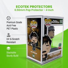 Load image into Gallery viewer, Funko Pop! - Black Adam - Black Adam No Cape with Lighting Chest Chase Packaged in EcoTek 0.50 mm Pop Protector

