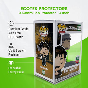 Funko POP NFL (164) : Broncos - Jerry Jeudy (Home Uniform) Packaged in 0.50 mm EcoTek Pop Protector