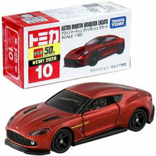 Load image into Gallery viewer, 1/62 Tomica #10 ASTON MARTIN VANQUISH ZAGATO DieCast Car (Japan Import)
