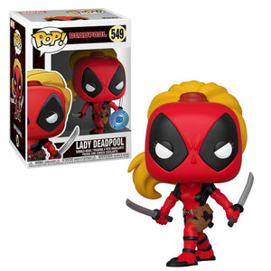Funko Pop! Marvel Lady Deadpool 549 Special Edition Packaged in Pop Protector