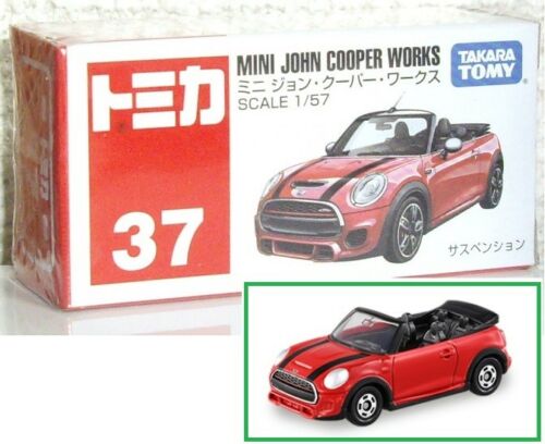 Takara Tomy Tomica Scale 1/57 #37 Mini John Cooper Works Diecast Car (Japan Import)