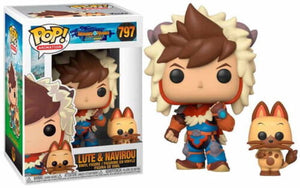 Funko POP & Buddy: Monster Hunter- Lute with Navirou Packaged in Pop Protector
